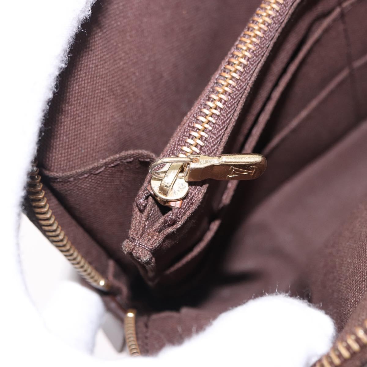 LOUIS VUITTON Damier Ebene Bum Bag Brooklyn Waist Bag N41101 LV Auth ka5788A