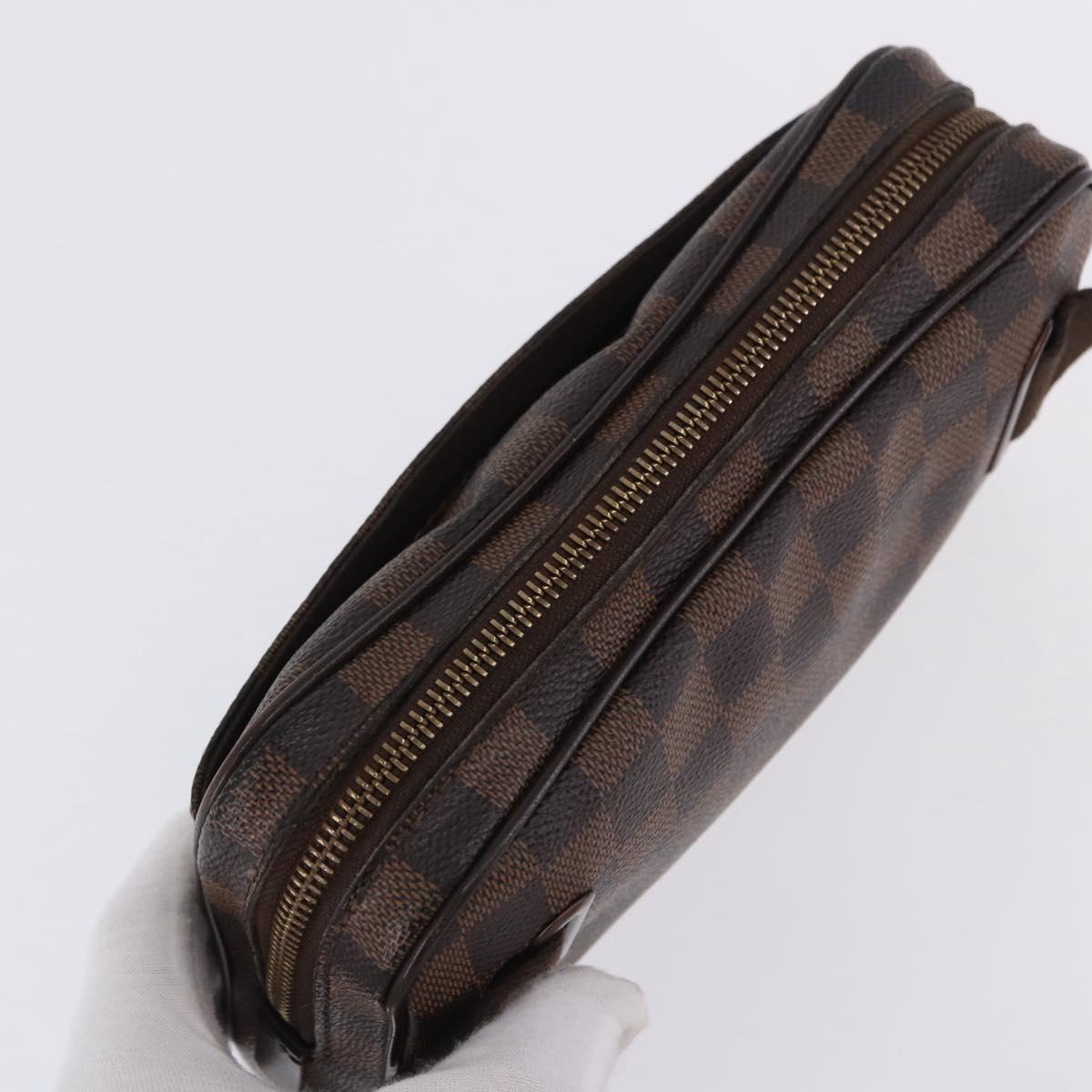 LOUIS VUITTON Damier Ebene Bum Bag Brooklyn Waist Bag N41101 LV Auth ka5788A