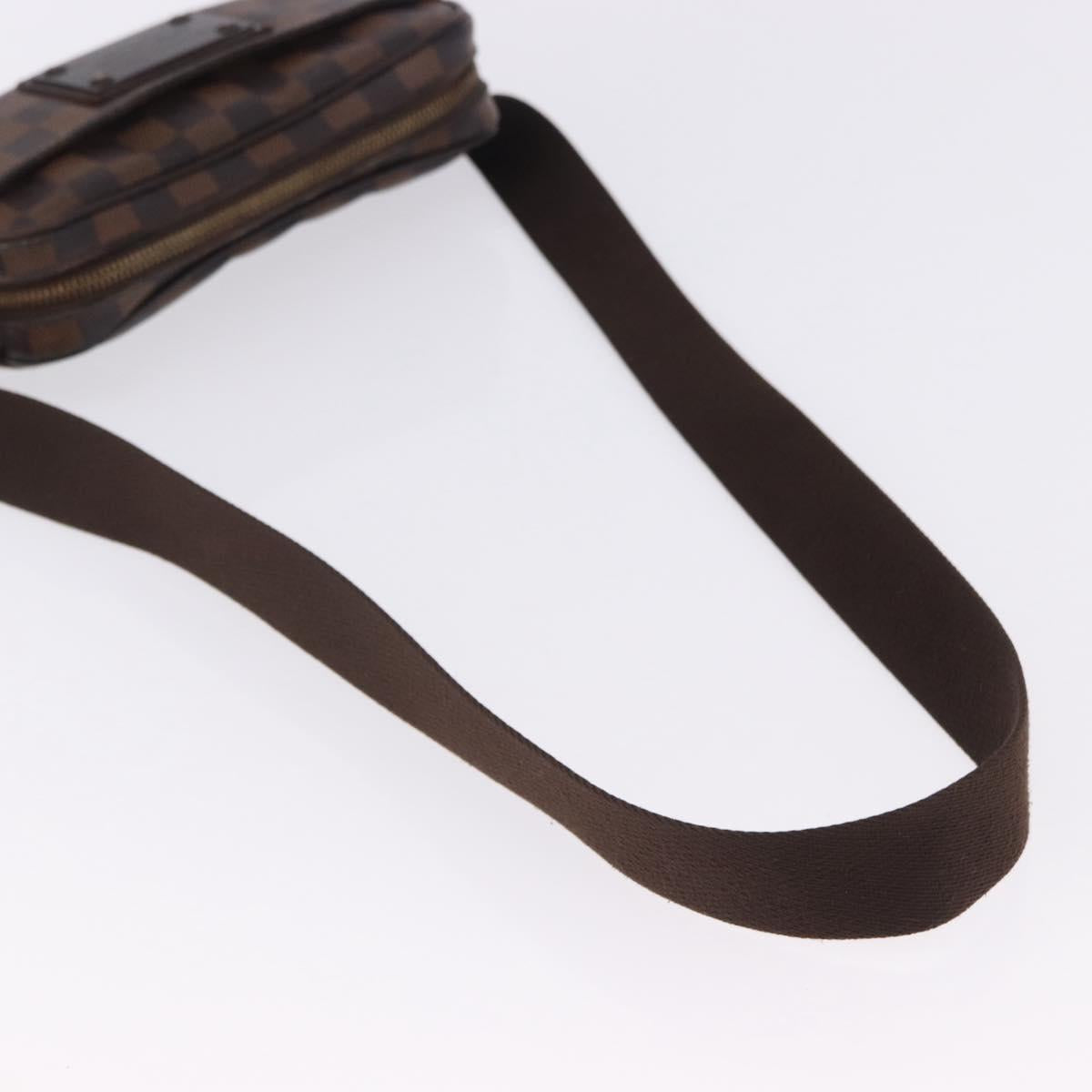 LOUIS VUITTON Damier Ebene Bum Bag Brooklyn Waist Bag N41101 LV Auth ka5788A