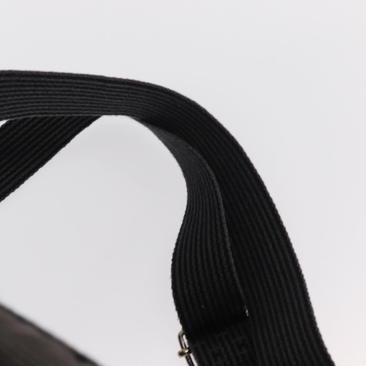 HERMES Her Line A Dos MM Backpack Canvas Gray Silver Auth ka579