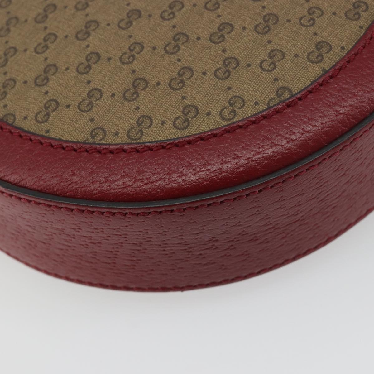 GUCCI Micro GG Supreme Doraemon Collaboration Bag PVC Beige 625216 Auth ka5794M