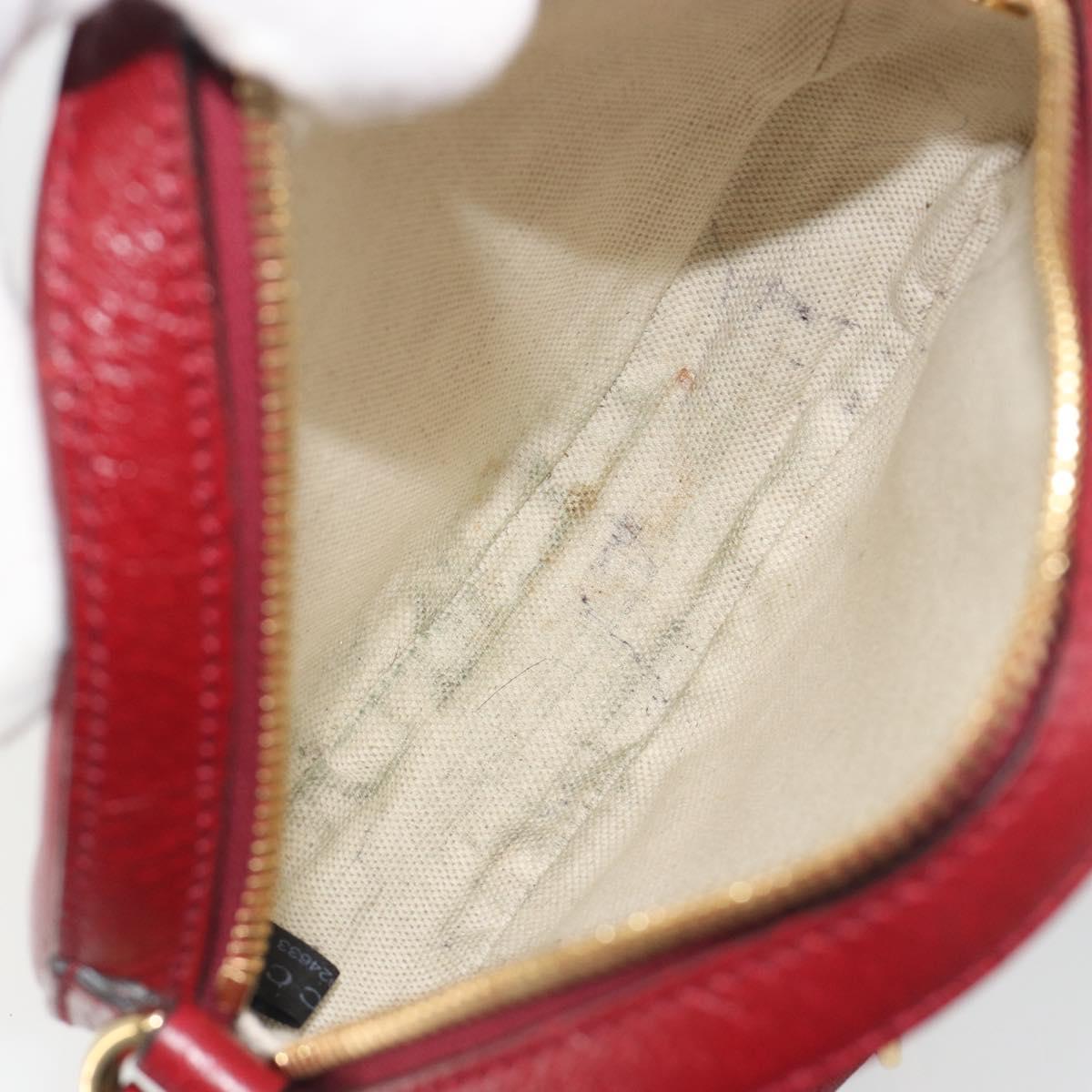 GUCCI Micro GG Supreme Doraemon Collaboration Bag PVC Beige 625216 Auth ka5794M