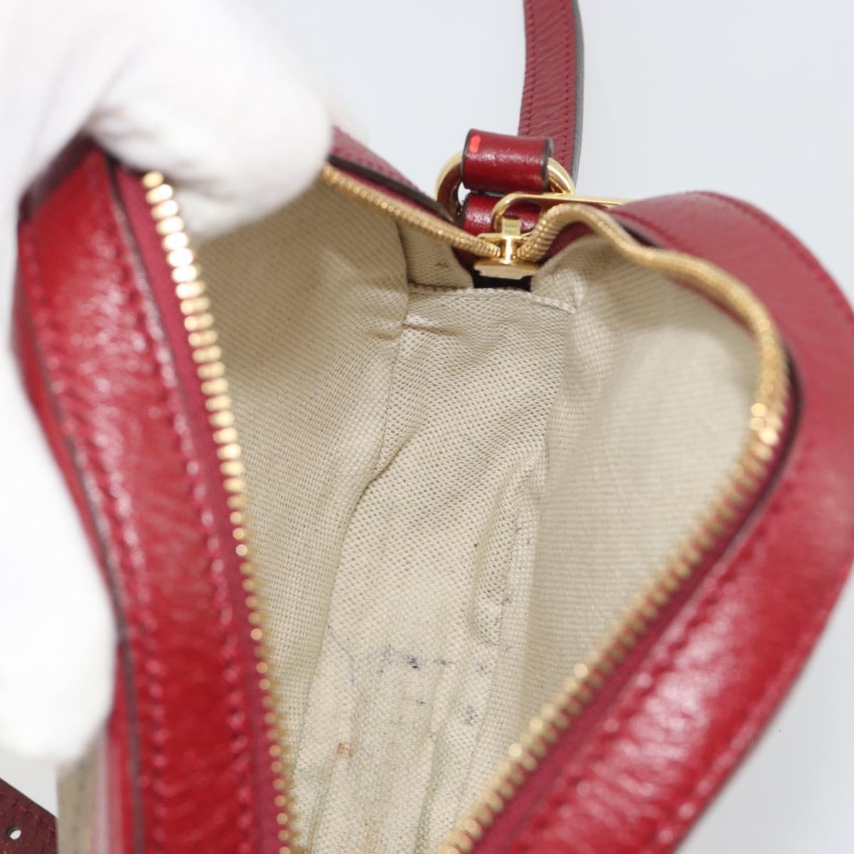 GUCCI Micro GG Supreme Doraemon Collaboration Bag PVC Beige 625216 Auth ka5794M