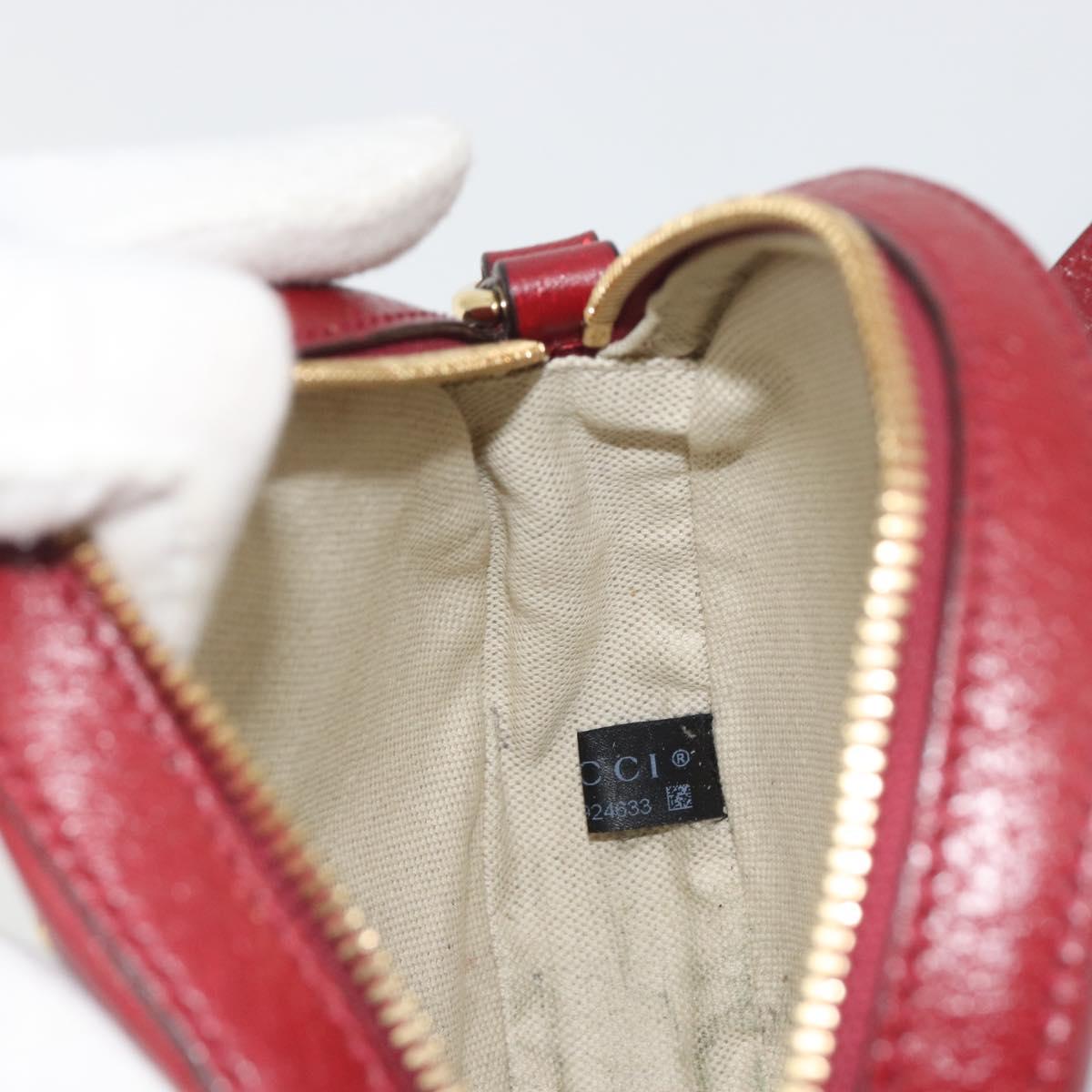 GUCCI Micro GG Supreme Doraemon Collaboration Bag PVC Beige 625216 Auth ka5794M