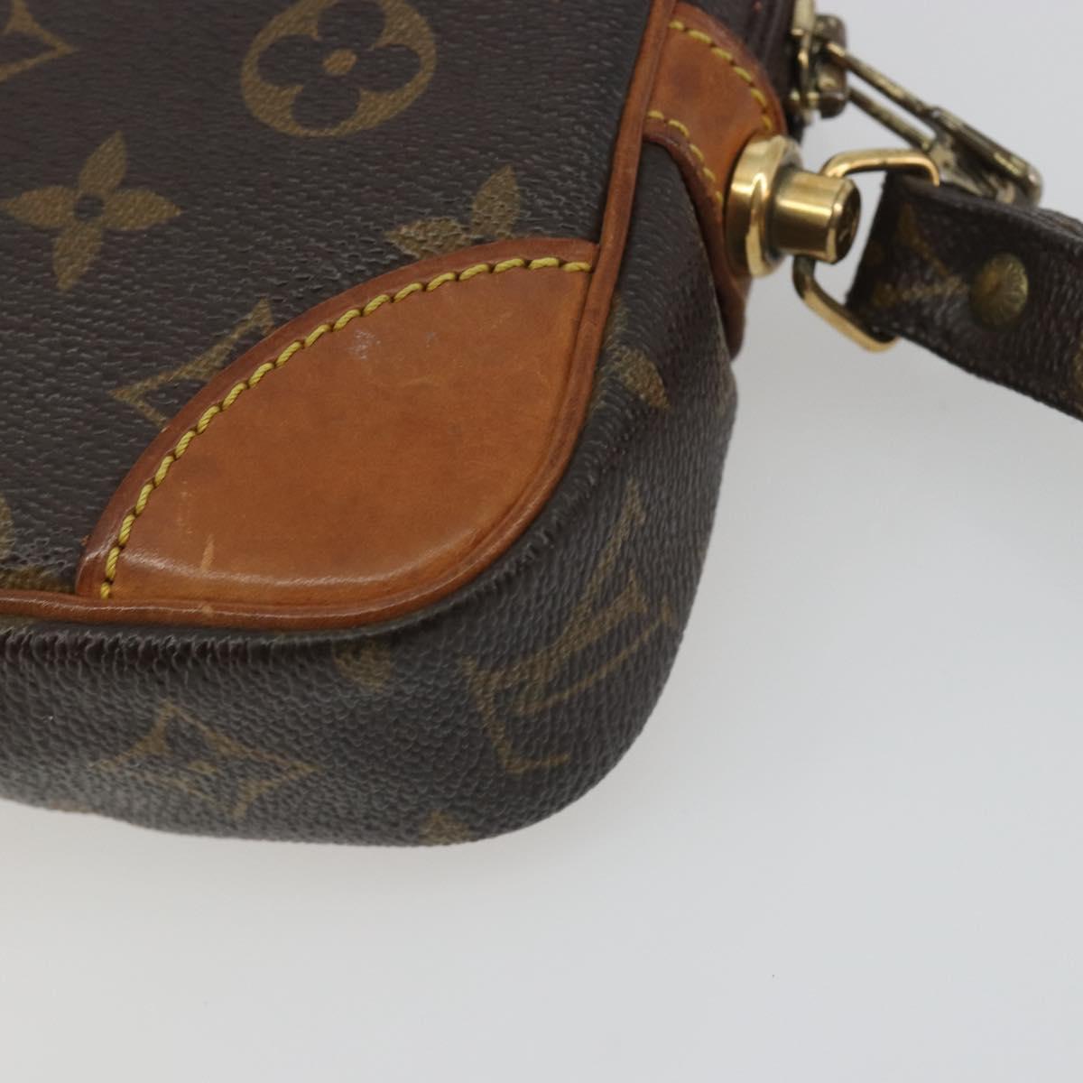LOUIS VUITTON Monogram Marly Dragonne PM Clutch Bag M51827 LV Auth ka5798A