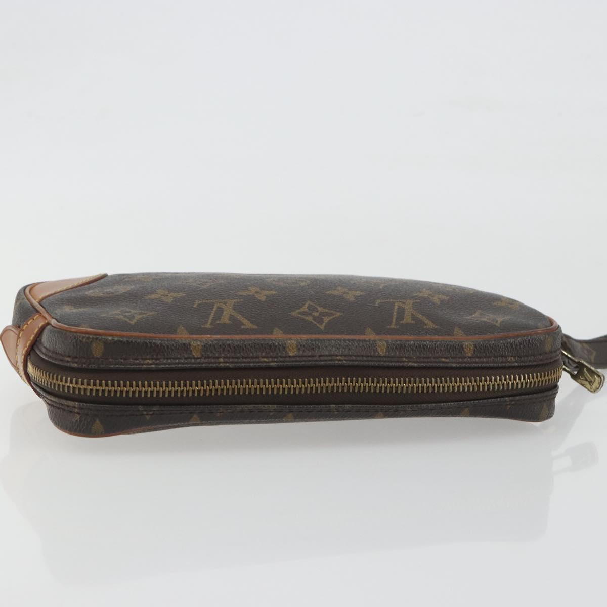 LOUIS VUITTON Monogram Marly Dragonne PM Clutch Bag M51827 LV Auth ka5798A
