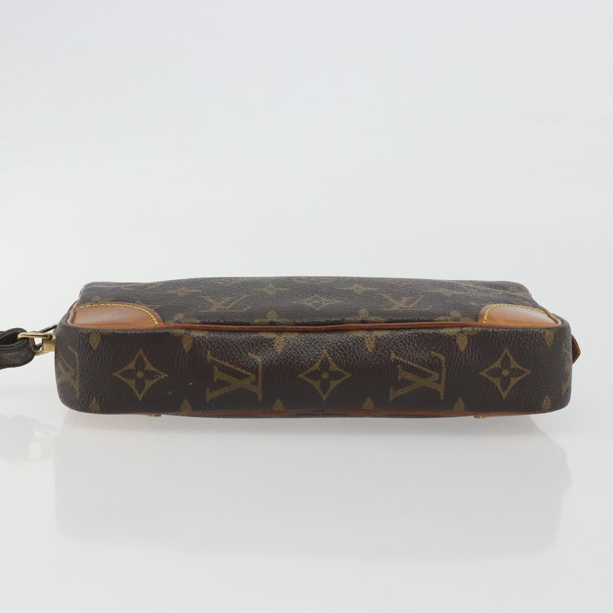 LOUIS VUITTON Monogram Marly Dragonne PM Clutch Bag M51827 LV Auth ka5798A