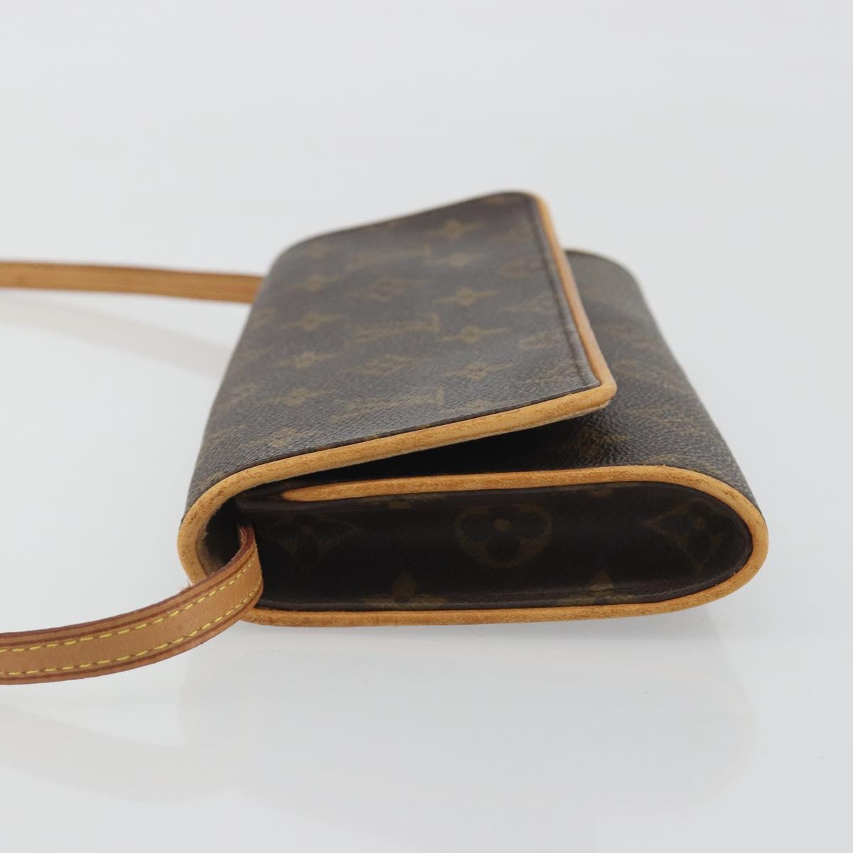 LOUIS VUITTON Monogram Pochette Twin GM Shoulder Bag M51852 LV Auth ka5799