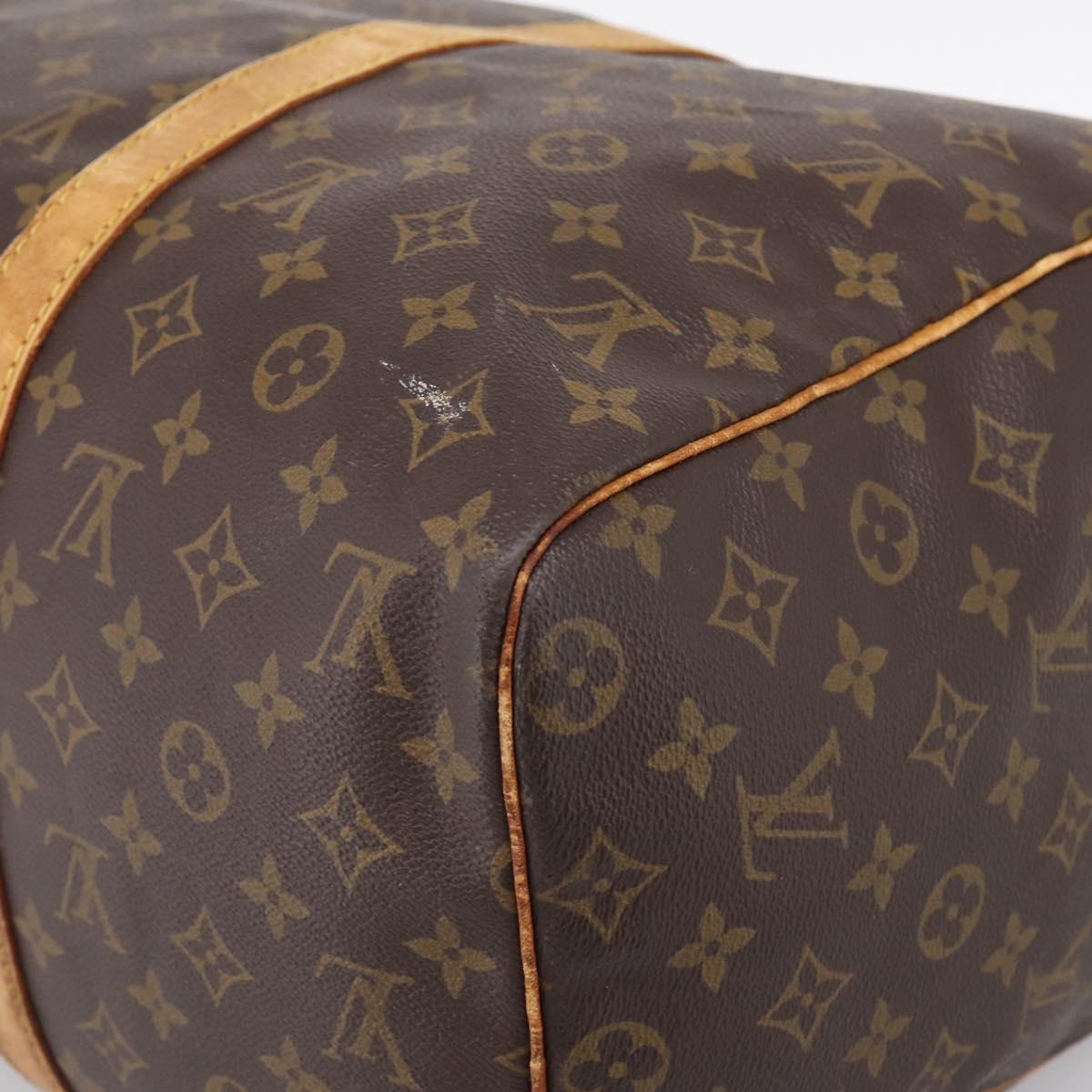 LOUIS VUITTON Monogram Sac Souple 45 Boston Bag M41624 LV Auth ka5803