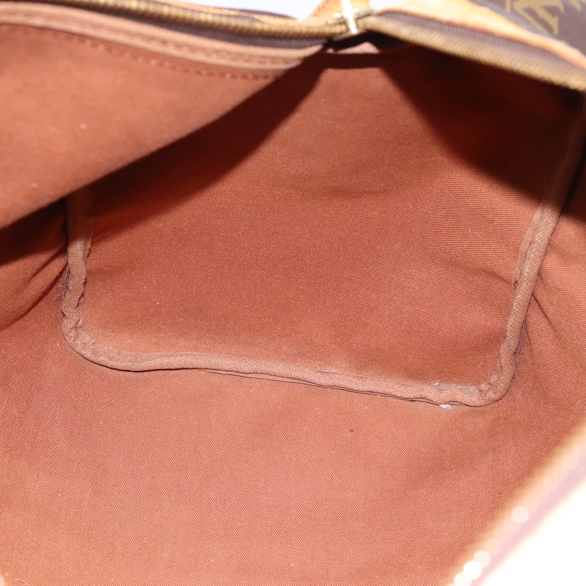 LOUIS VUITTON Monogram Sac Souple 45 Boston Bag M41624 LV Auth ka5803