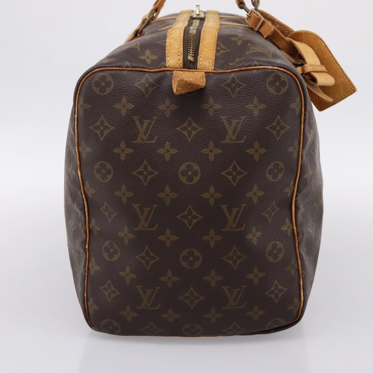 LOUIS VUITTON Monogram Sac Souple 45 Boston Bag M41624 LV Auth ka5803