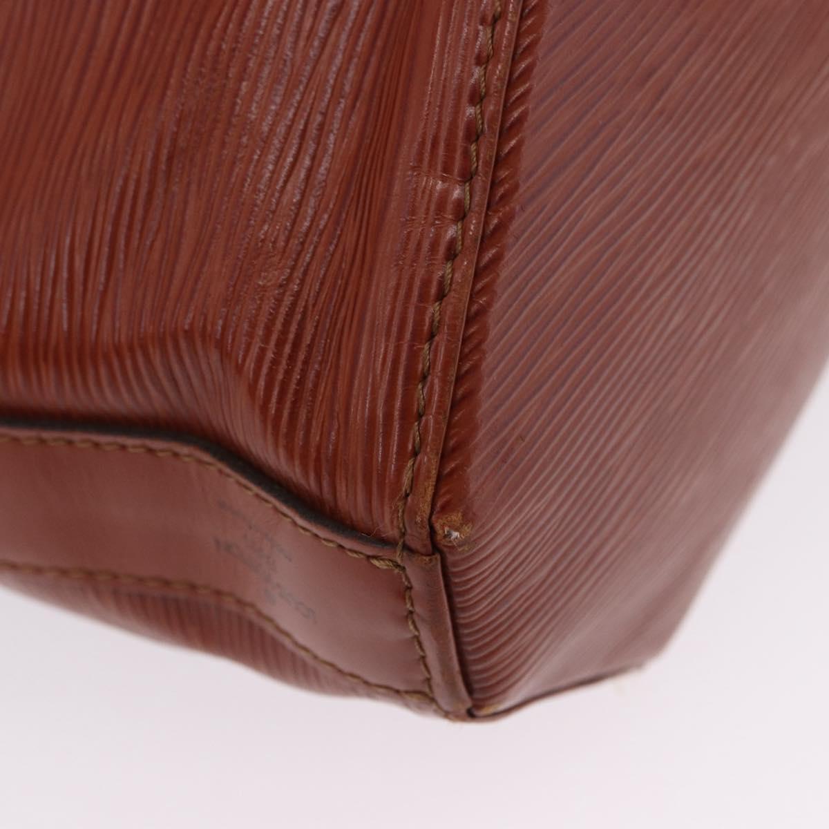 LOUIS VUITTON Epi Sac Depaule GM Shoulder Bag Brown M80193 LV Auth ka5808