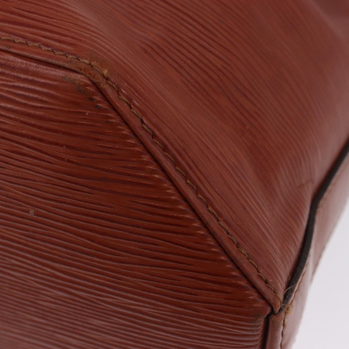 LOUIS VUITTON Epi Sac Depaule GM Shoulder Bag Brown M80193 LV Auth ka5808