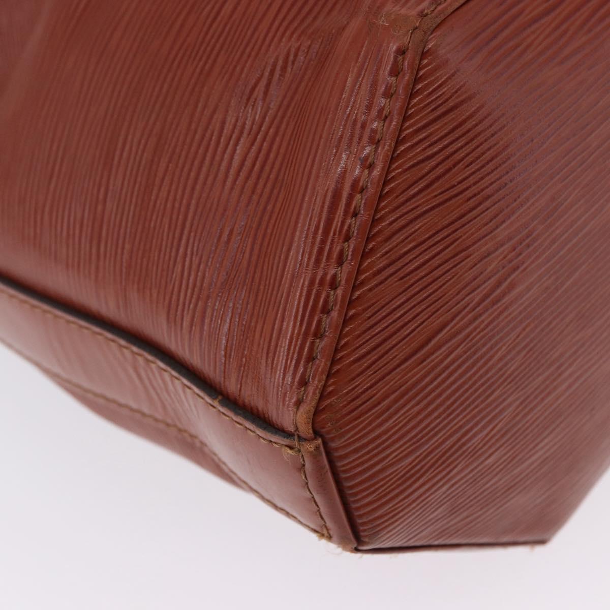 LOUIS VUITTON Epi Sac Depaule GM Shoulder Bag Brown M80193 LV Auth ka5808