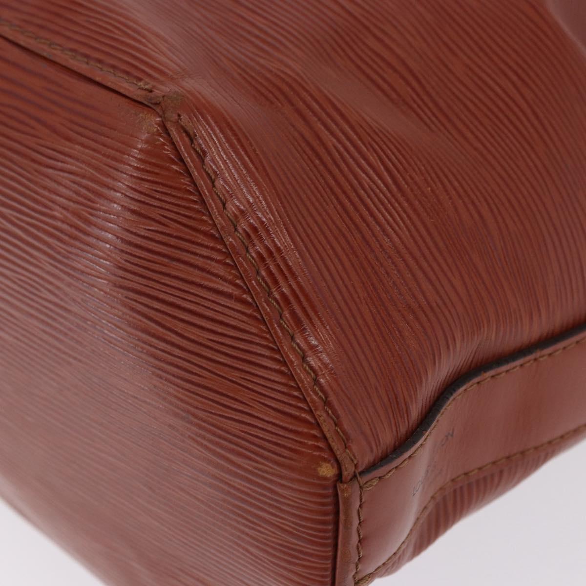 LOUIS VUITTON Epi Sac Depaule GM Shoulder Bag Brown M80193 LV Auth ka5808