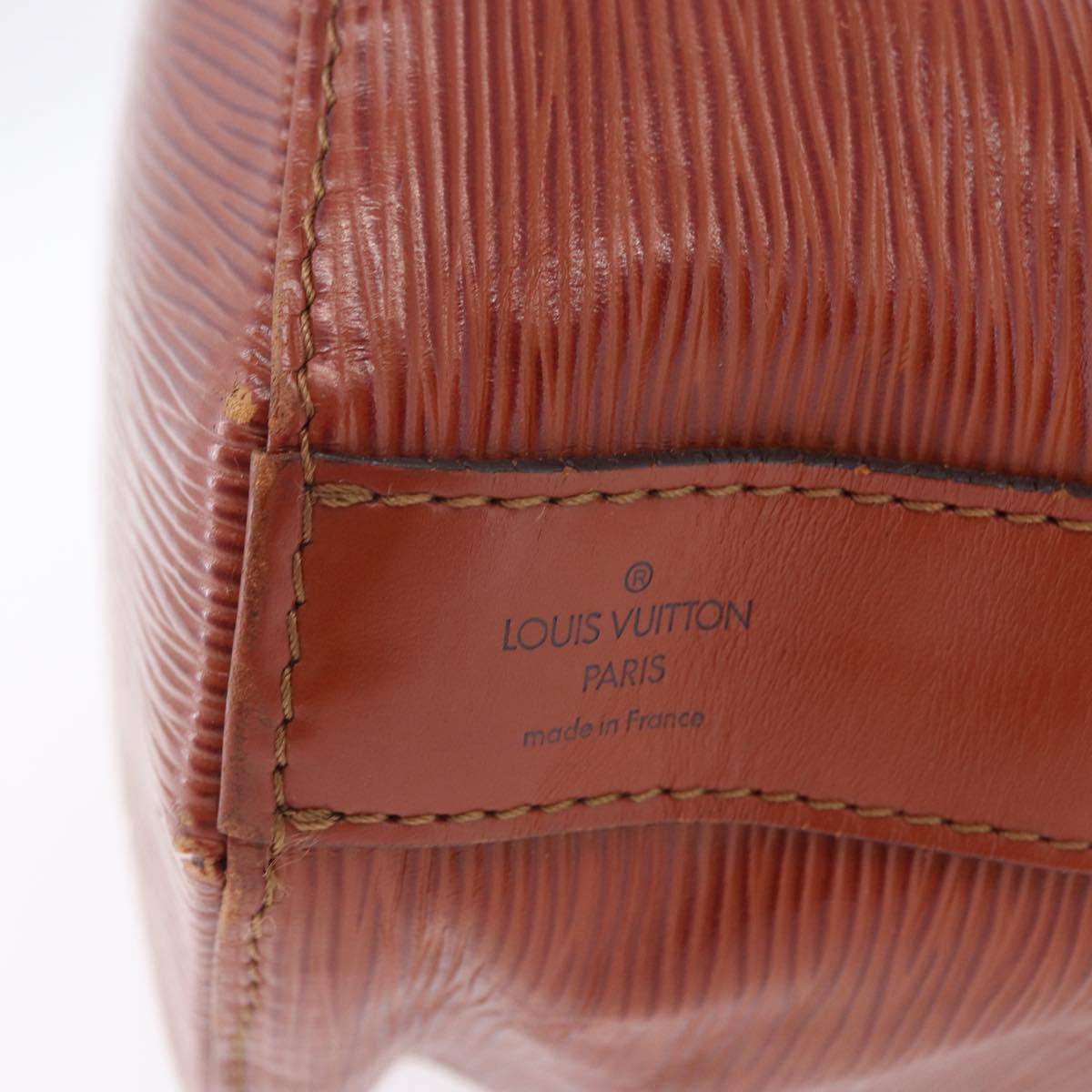 LOUIS VUITTON Epi Sac Depaule GM Shoulder Bag Brown M80193 LV Auth ka5808