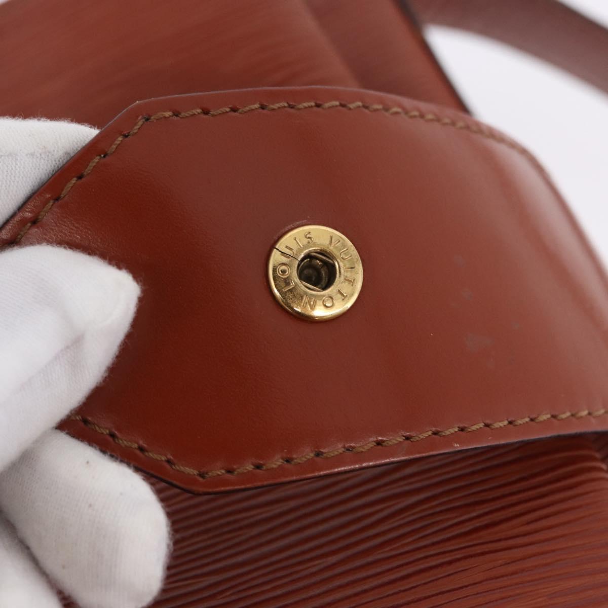 LOUIS VUITTON Epi Sac Depaule GM Shoulder Bag Brown M80193 LV Auth ka5808
