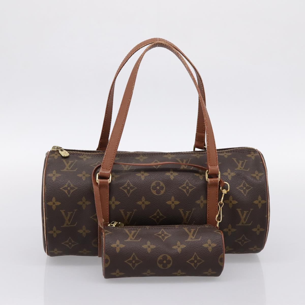 LOUIS VUITTON Monogram Papillon 30 Hand Bag M51365 LV Auth ka5815A