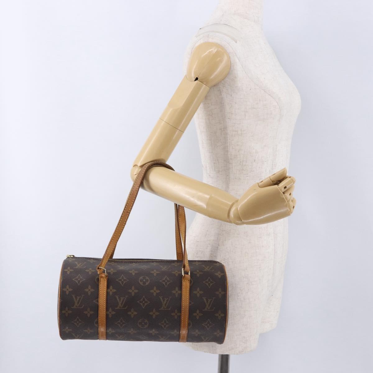 LOUIS VUITTON Monogram Papillon 30 Hand Bag M51365 LV Auth ka5816