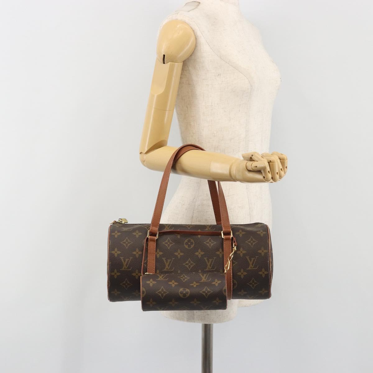 LOUIS VUITTON Monogram Papillon 30 Hand Bag M51365 LV Auth ka5817A