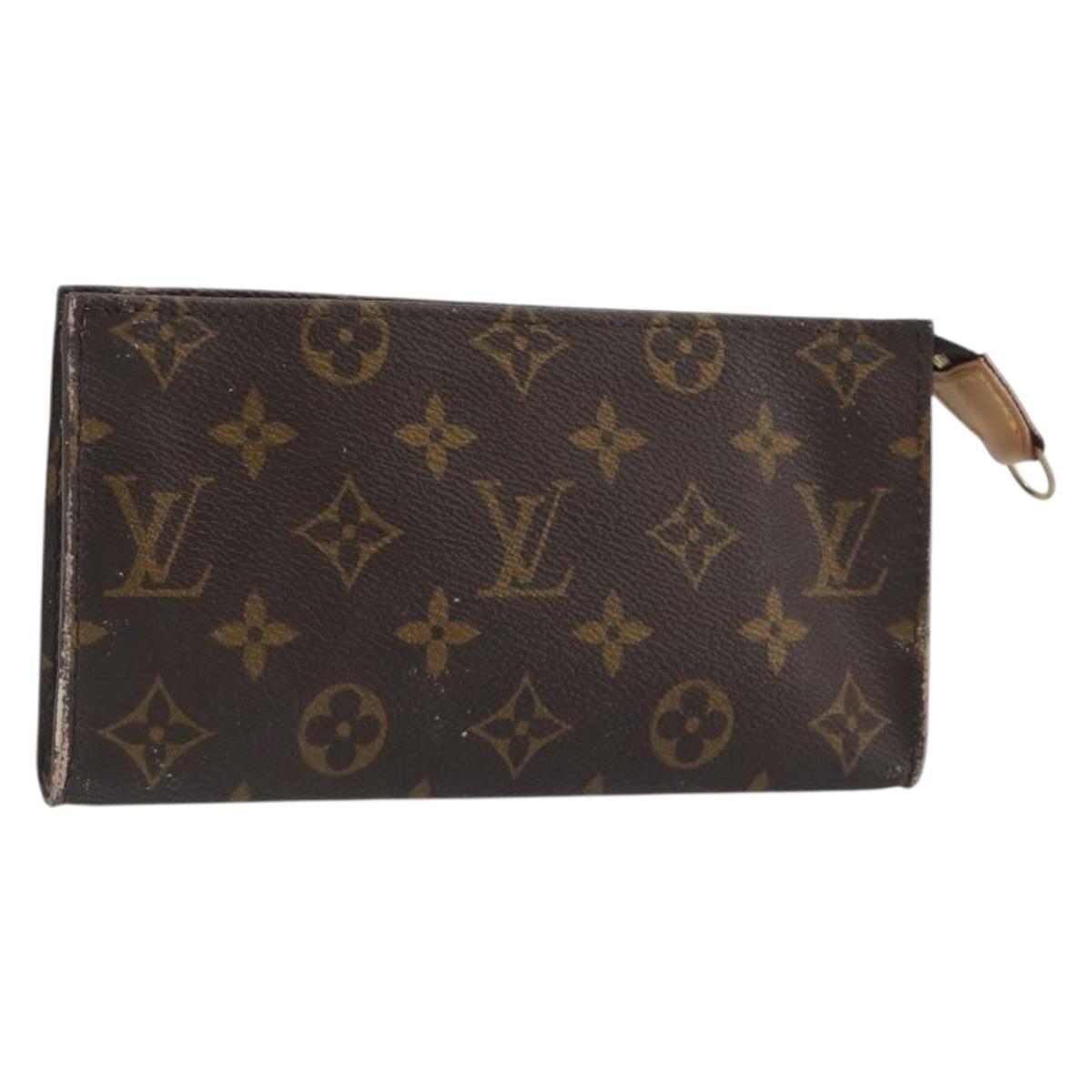 LOUIS VUITTON Monogram Bucket GM Accessory Pouch LV Auth ka5818