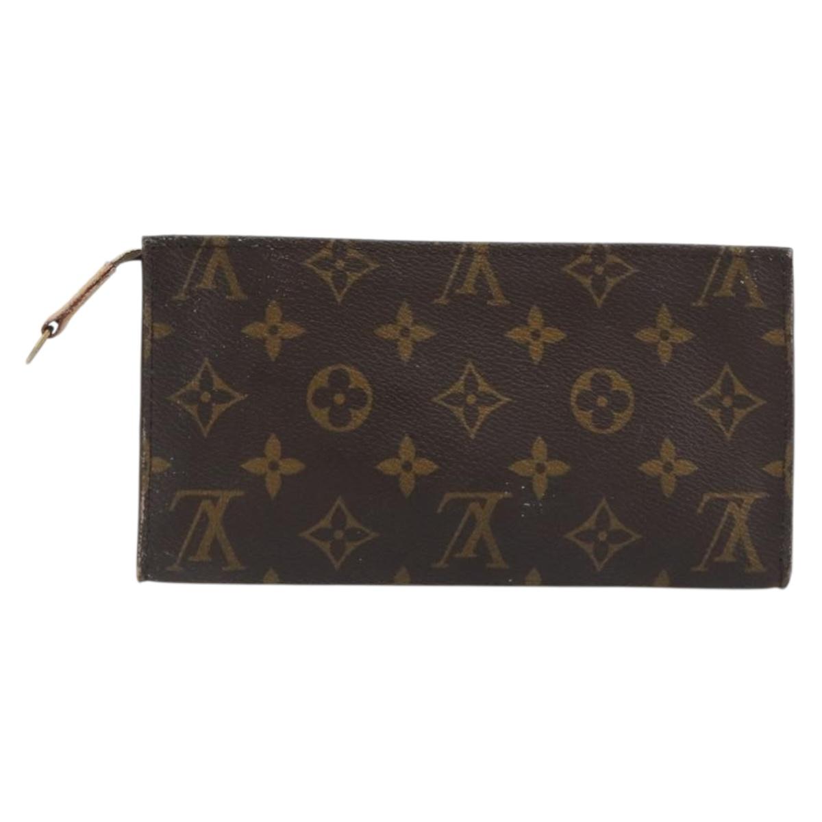 LOUIS VUITTON Monogram Bucket GM Accessory Pouch LV Auth ka5818