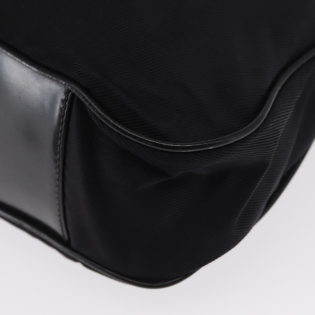 GUCCI Bamboo Shoulder Bag Canvas Black Silver 001 1014 1577 5 Auth ka582