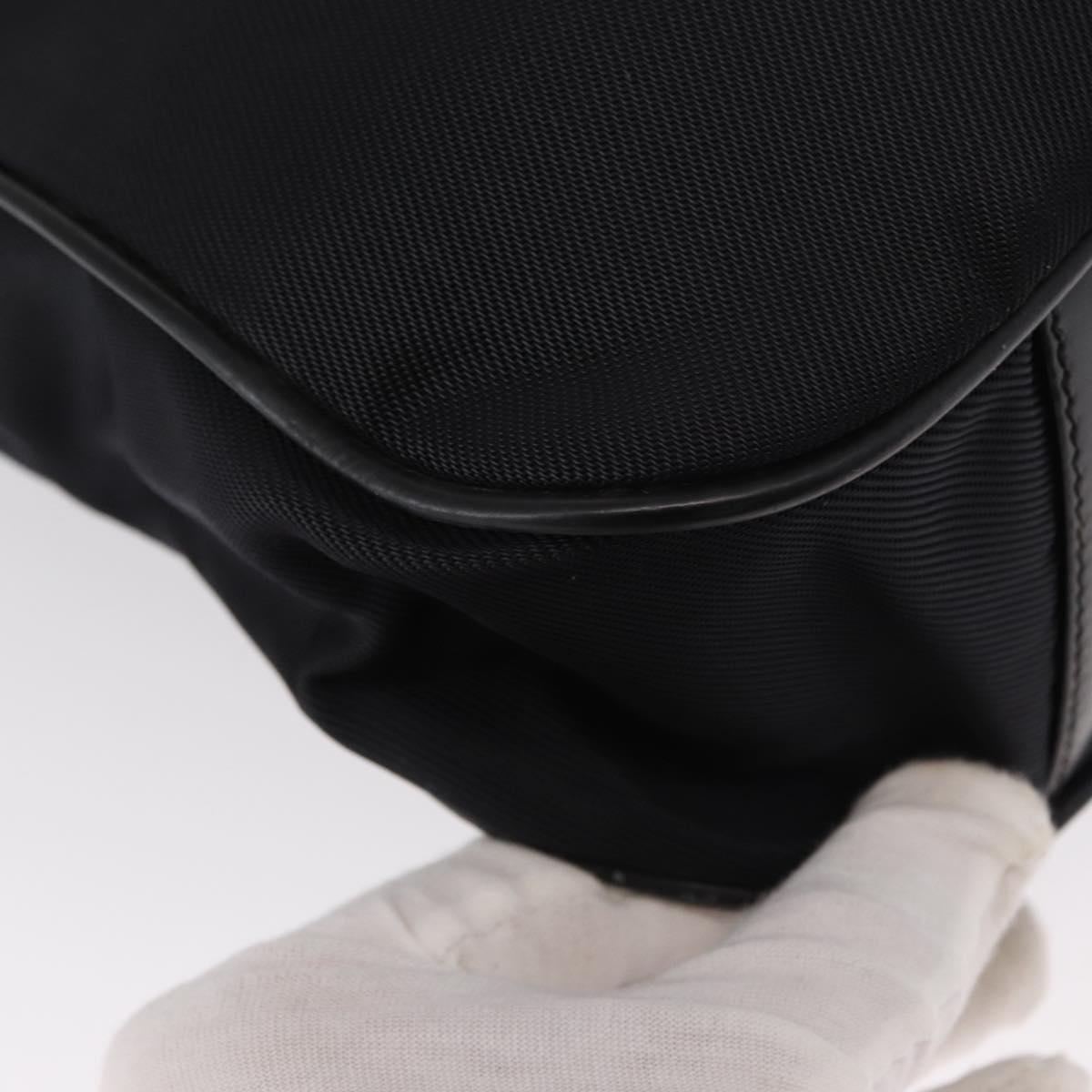 GUCCI Bamboo Shoulder Bag Canvas Black Silver 001 1014 1577 5 Auth ka582