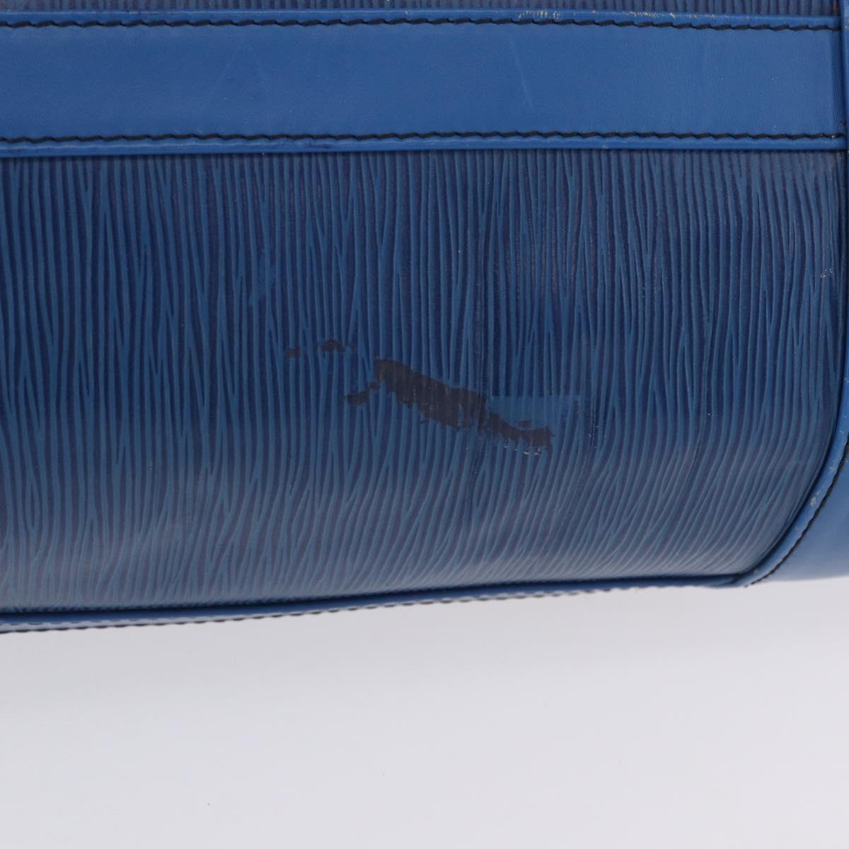 LOUIS VUITTON Epi Randonnee GM Shoulder Bag Blue M43085 LV Auth ka5822