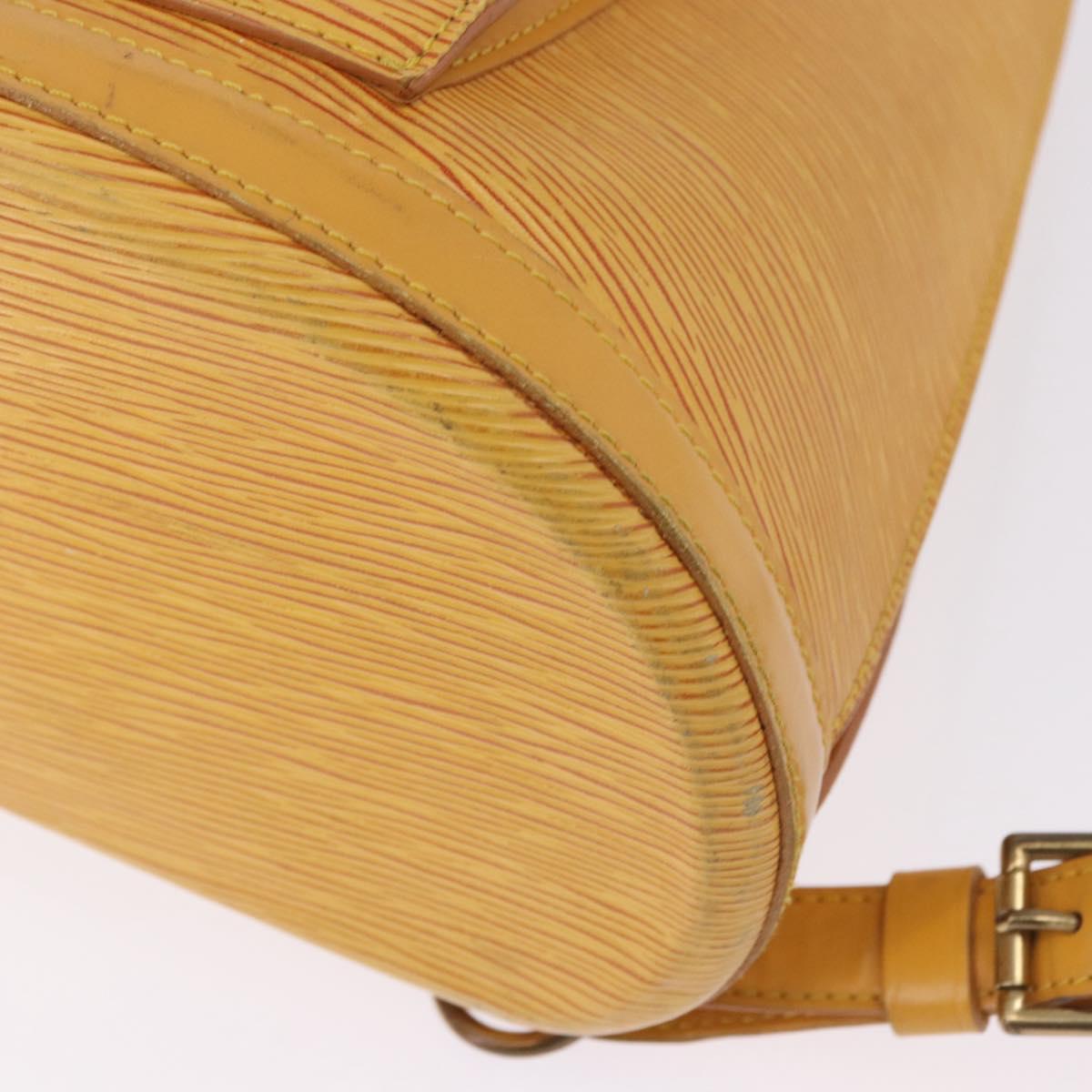 LOUIS VUITTON Epi Gobelins Backpack Yellow M52299 LV Auth ka5826