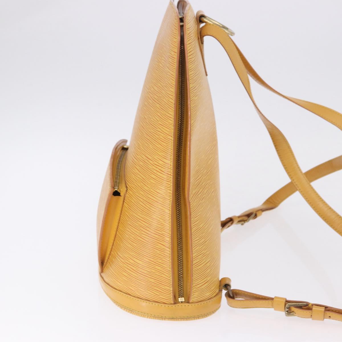 LOUIS VUITTON Epi Gobelins Backpack Yellow M52299 LV Auth ka5826