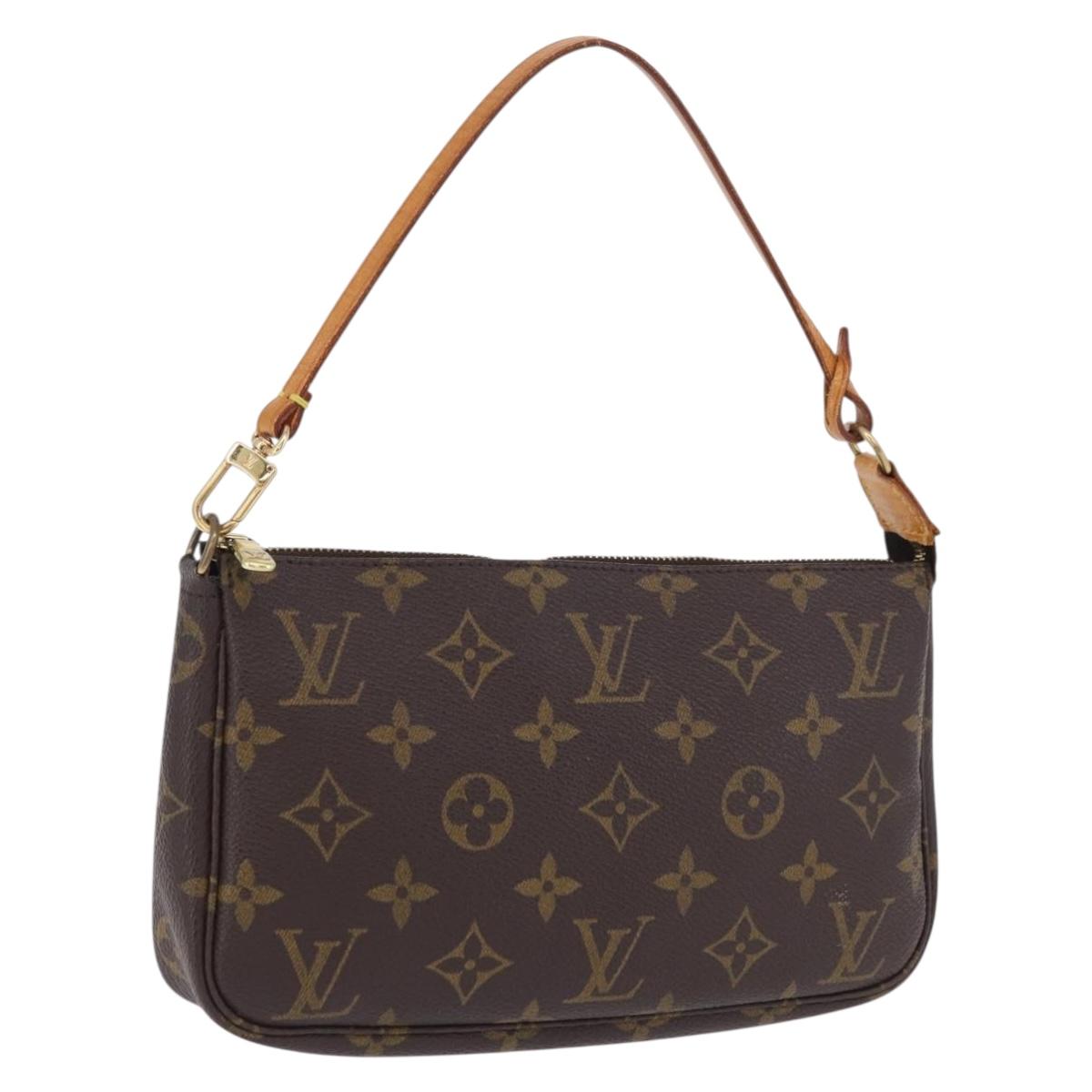 LOUIS VUITTON Monogram Pochette Accessoires Pouch M51980 LV Auth ka5831
