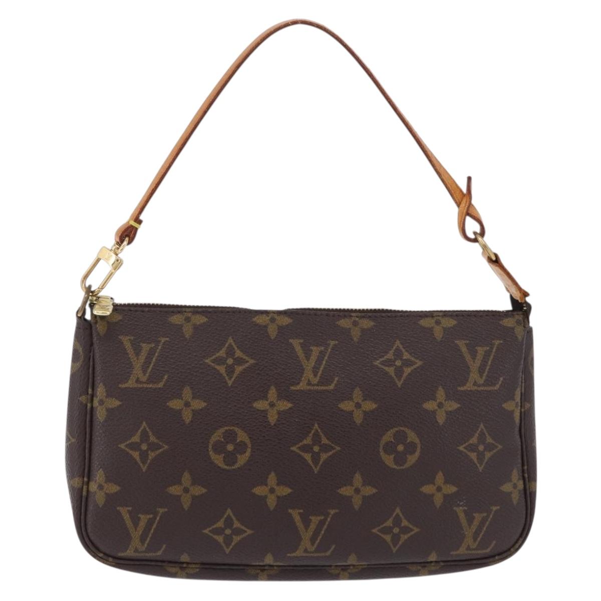 LOUIS VUITTON Monogram Pochette Accessoires Pouch M51980 LV Auth ka5831