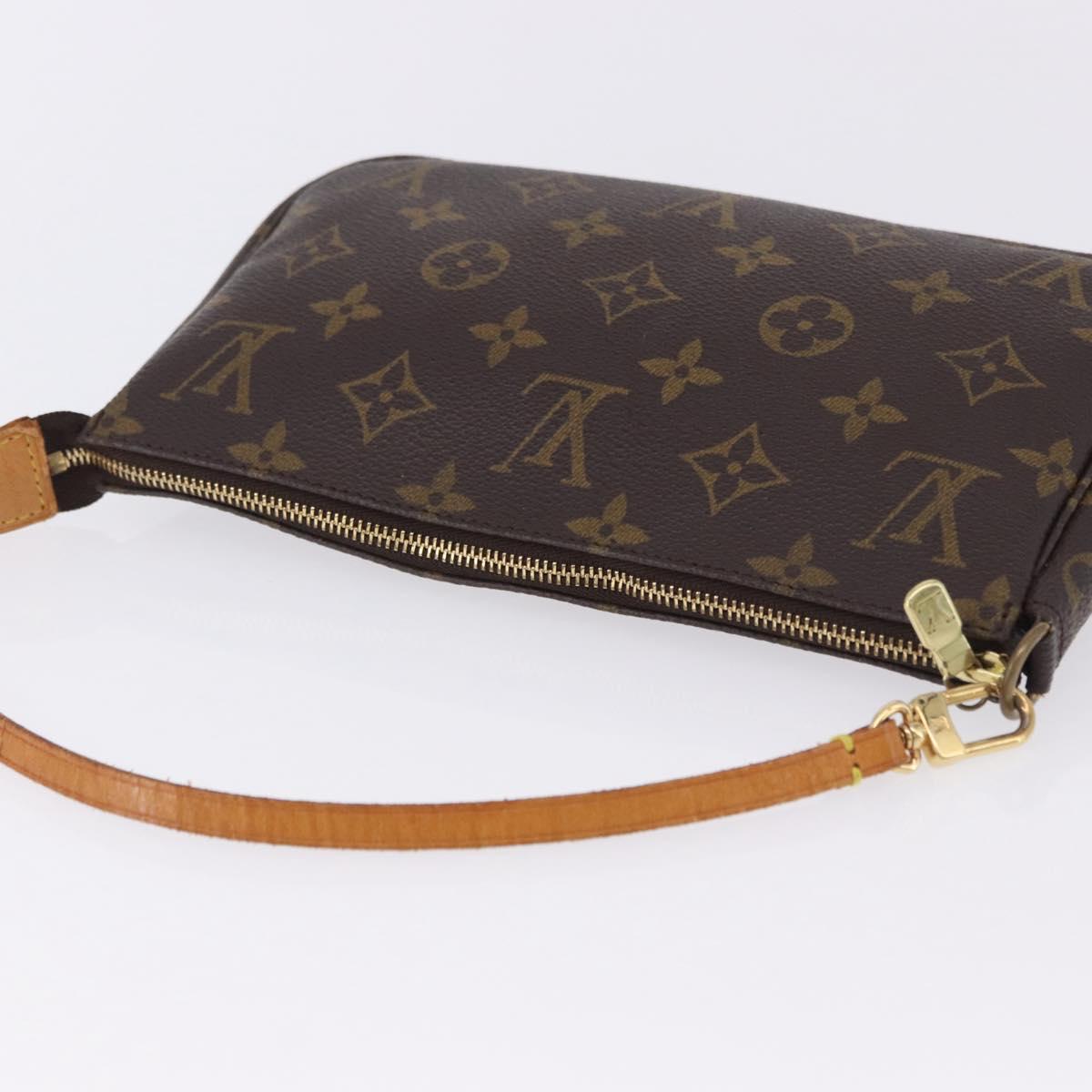 LOUIS VUITTON Monogram Pochette Accessoires Pouch M51980 LV Auth ka5831