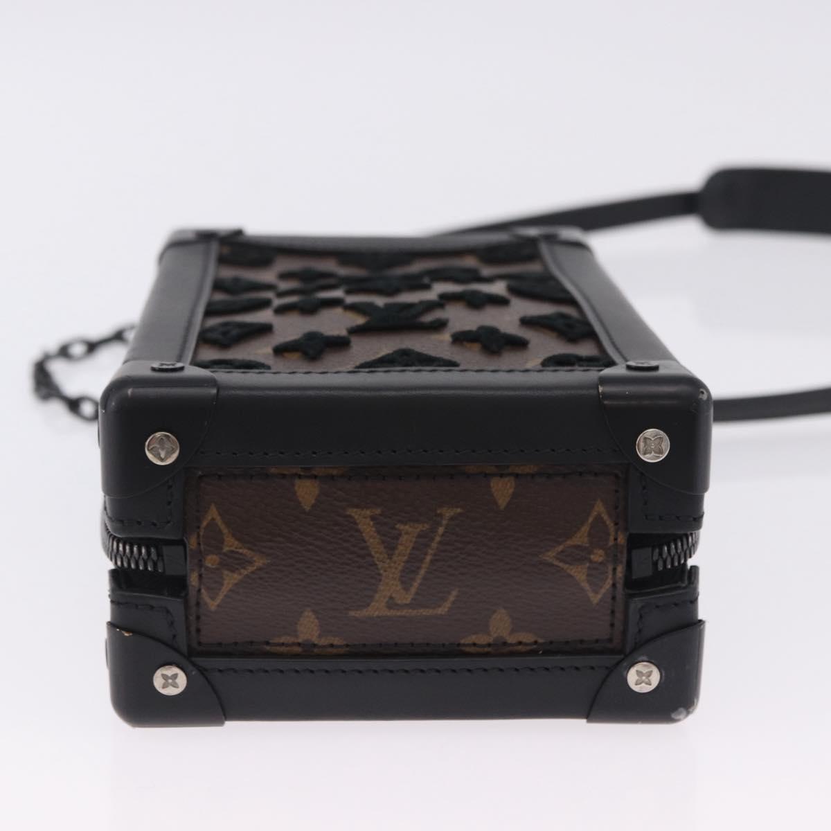 LOUIS VUITTON Monogram Tuftage Vertical Software Trunk Bag M45044 Auth ka5844M