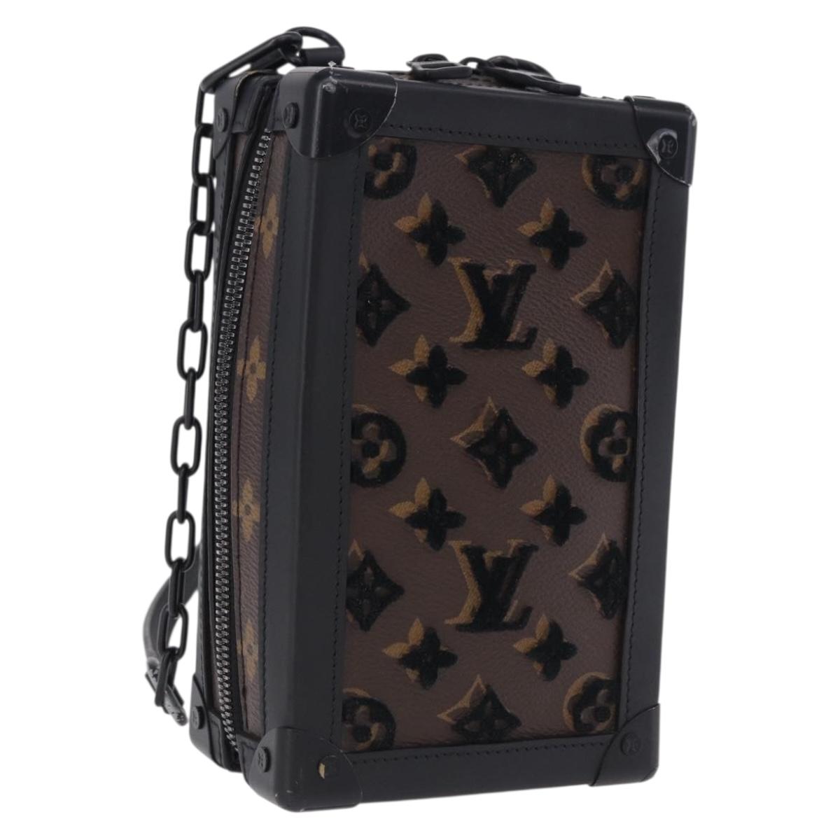 LOUIS VUITTON Monogram Tuftage Vertical Software Trunk Bag M45044 Auth ka5844M