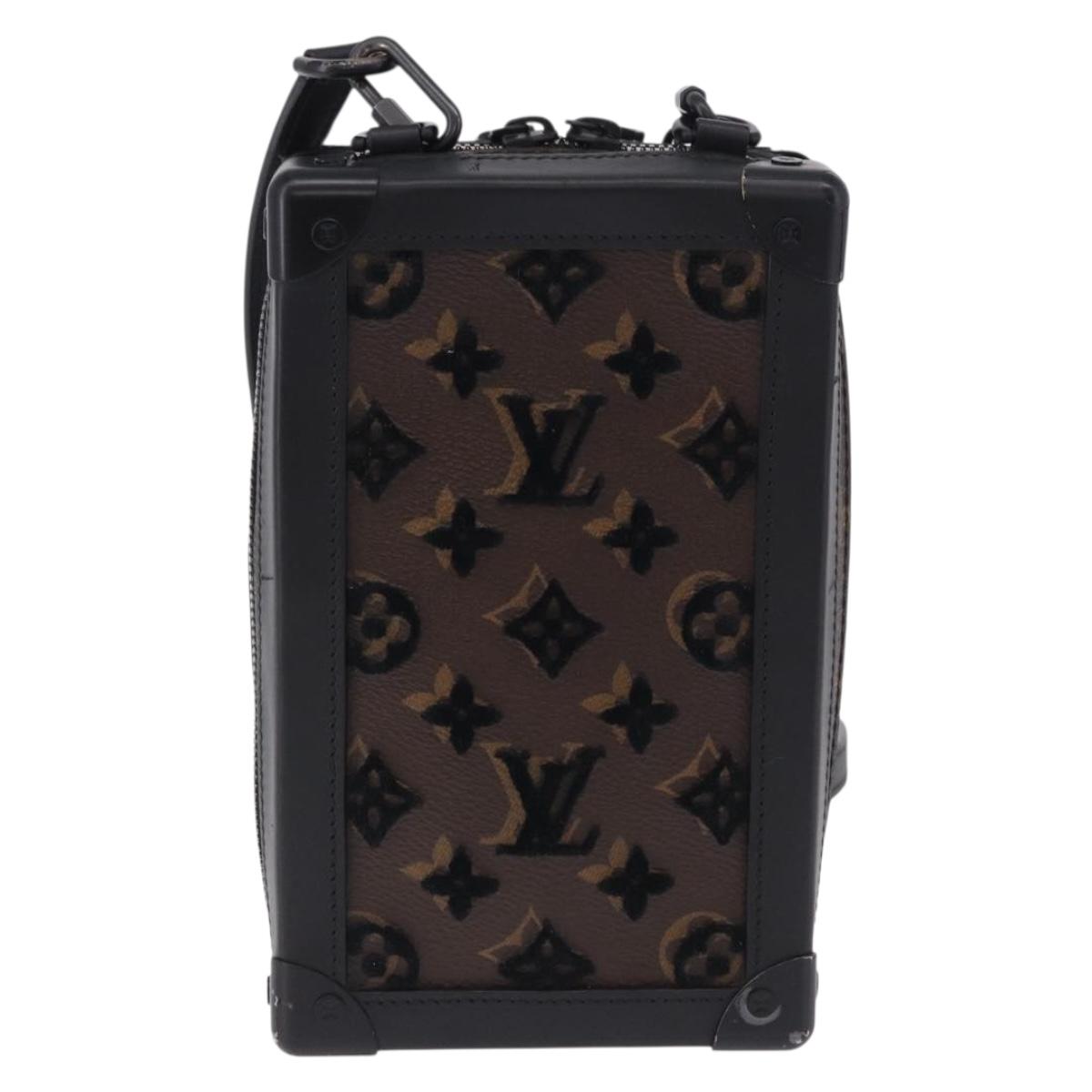 LOUIS VUITTON Monogram Tuftage Vertical Software Trunk Bag M45044 Auth ka5844M
