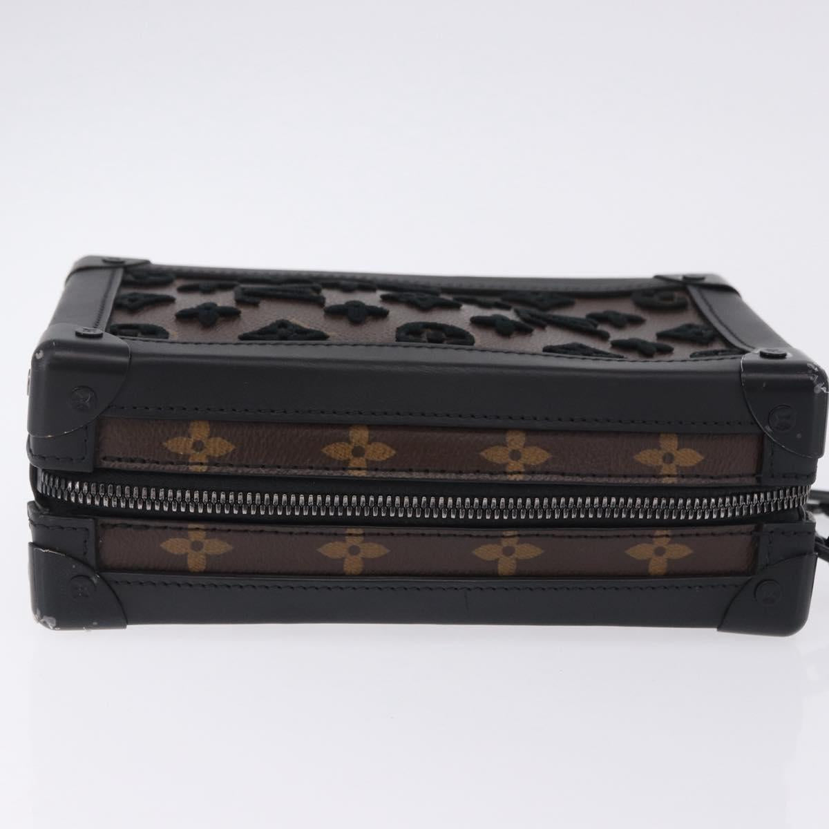 LOUIS VUITTON Monogram Tuftage Vertical Software Trunk Bag M45044 Auth ka5844M