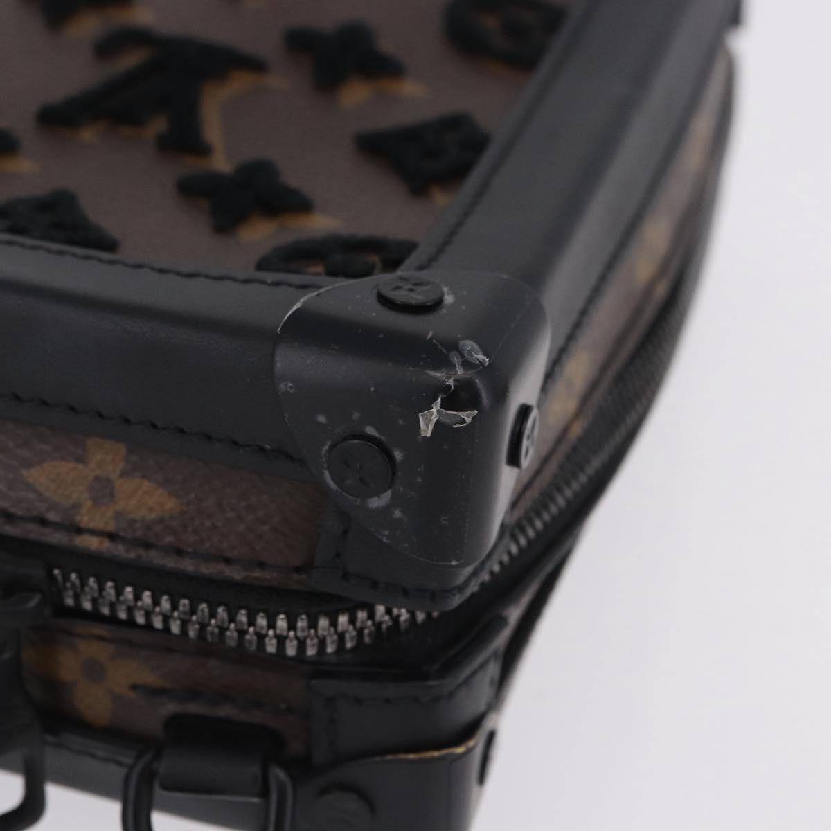 LOUIS VUITTON Monogram Tuftage Vertical Software Trunk Bag M45044 Auth ka5844M