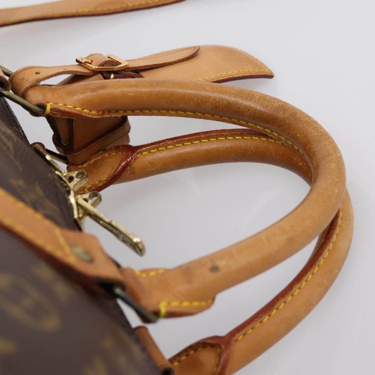 LOUIS VUITTON Monogram Keepall Bandouliere 55 Boston Bag M41414 LV Auth ka5849