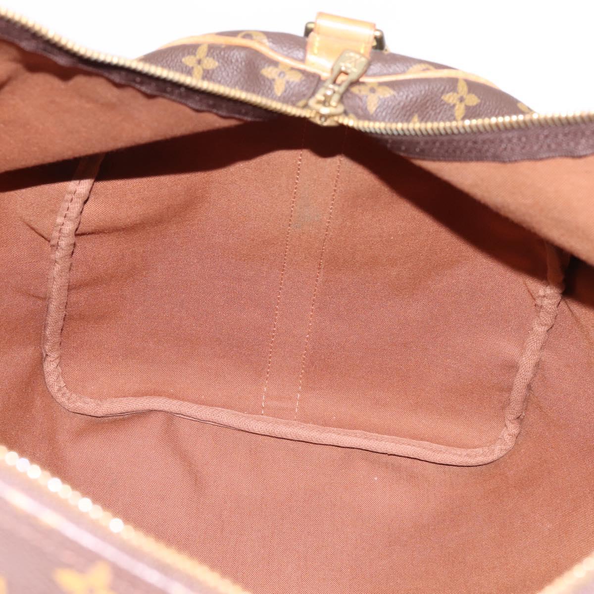 LOUIS VUITTON Monogram Keepall Bandouliere 60 Boston Bag M41412 LV Auth ka5850A