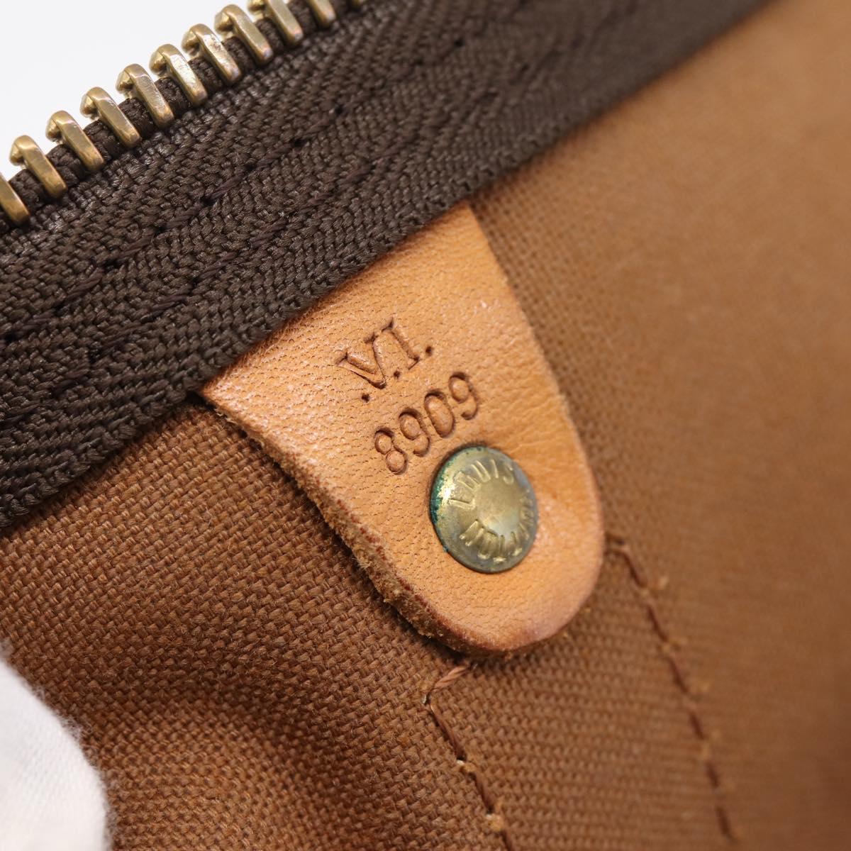 LOUIS VUITTON Monogram Keepall Bandouliere 60 Boston Bag M41412 LV Auth ka5850A