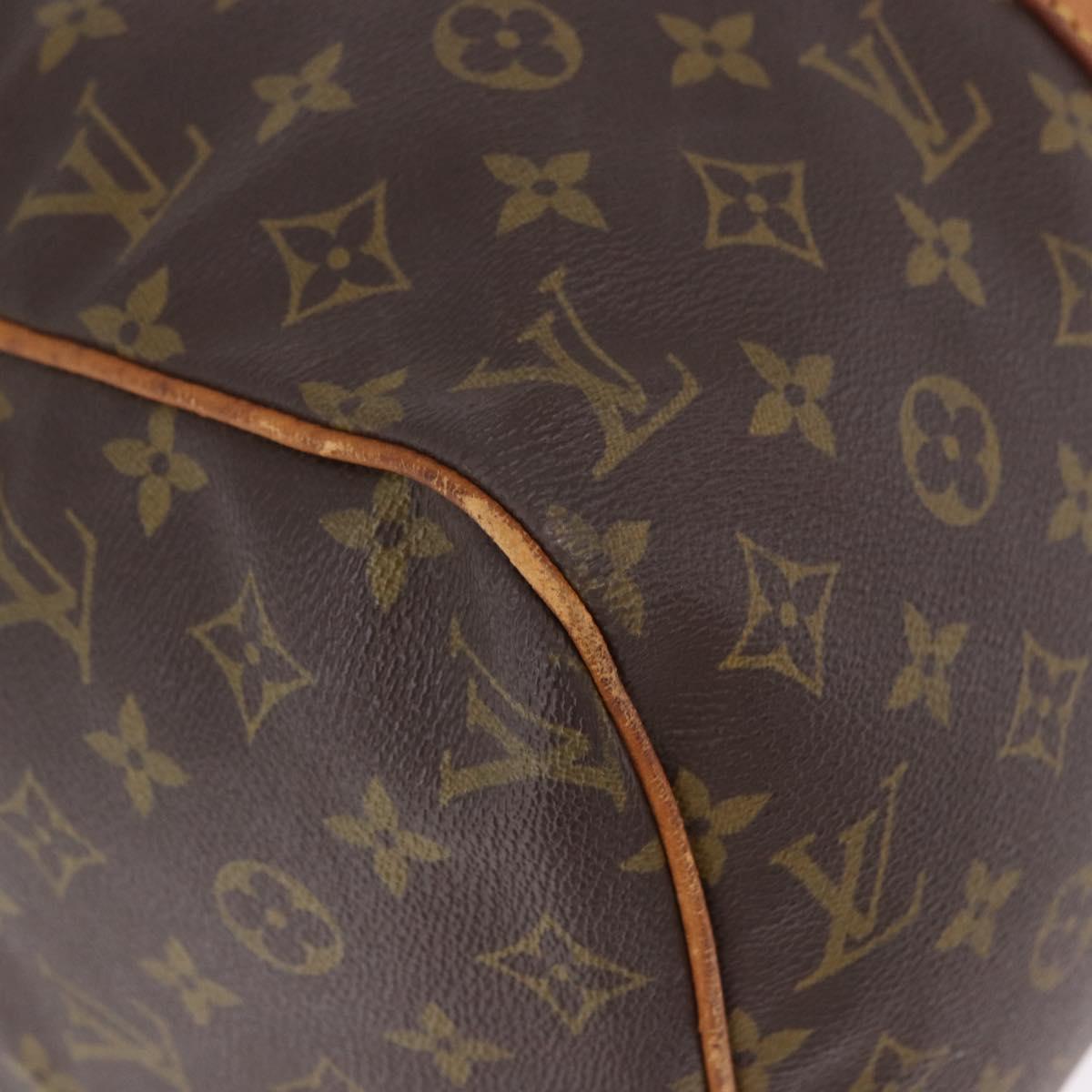 LOUIS VUITTON Monogram Sac Souple 45 Boston Bag M41624 LV Auth ka5852