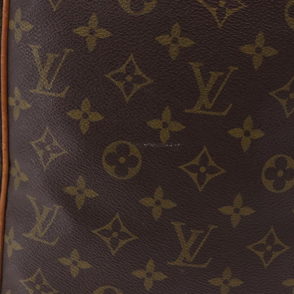 LOUIS VUITTON Monogram Sac Souple 45 Boston Bag M41624 LV Auth ka5852