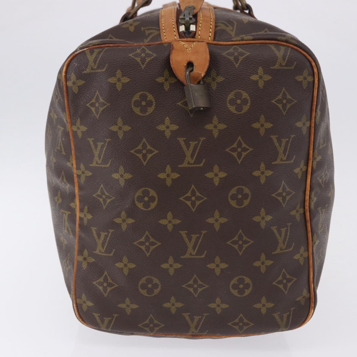 LOUIS VUITTON Monogram Sac Souple 45 Boston Bag M41624 LV Auth ka5852