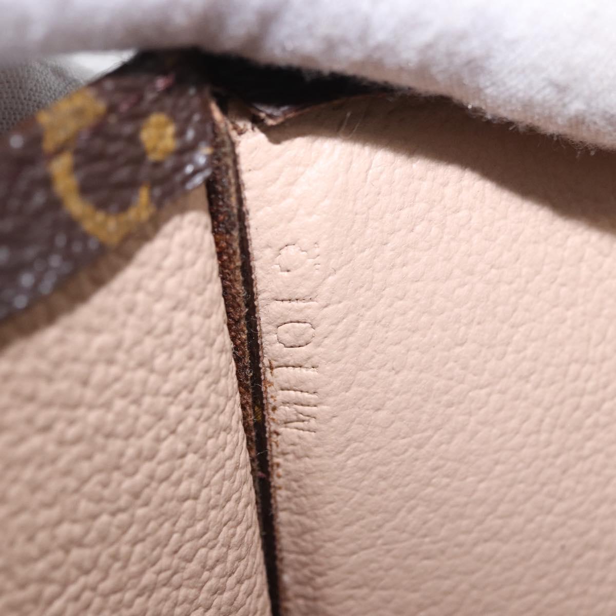 LOUIS VUITTON Monogram Sac Plat Hand Bag M51140 LV Auth ka5853