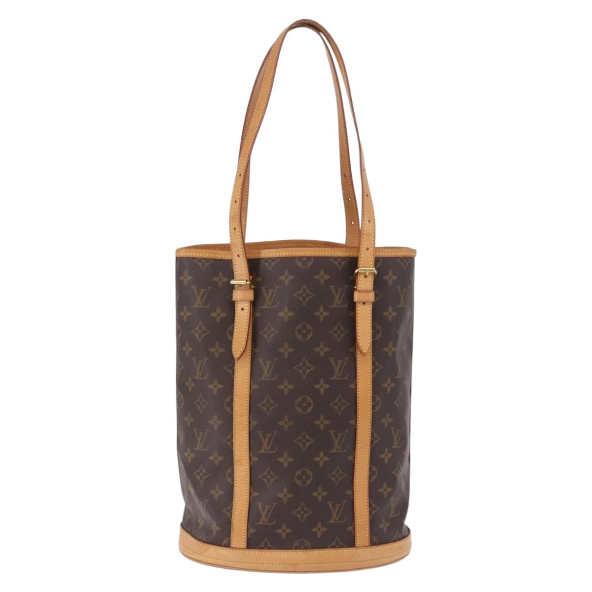 LOUIS VUITTON Monogram Bucket GM Shoulder Bag M42236 LV Auth ka5854