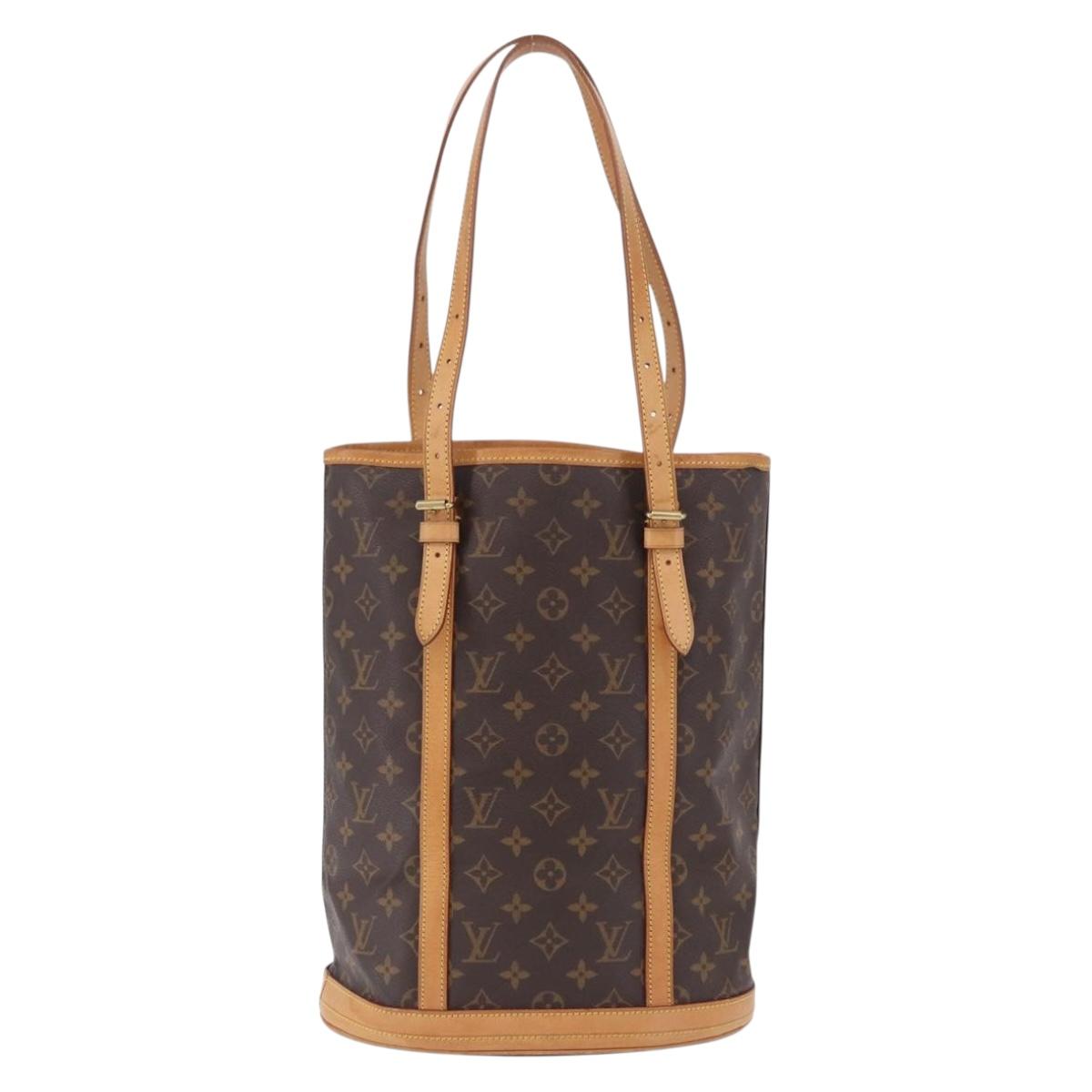 LOUIS VUITTON Monogram Bucket GM Shoulder Bag M42236 LV Auth ka5854