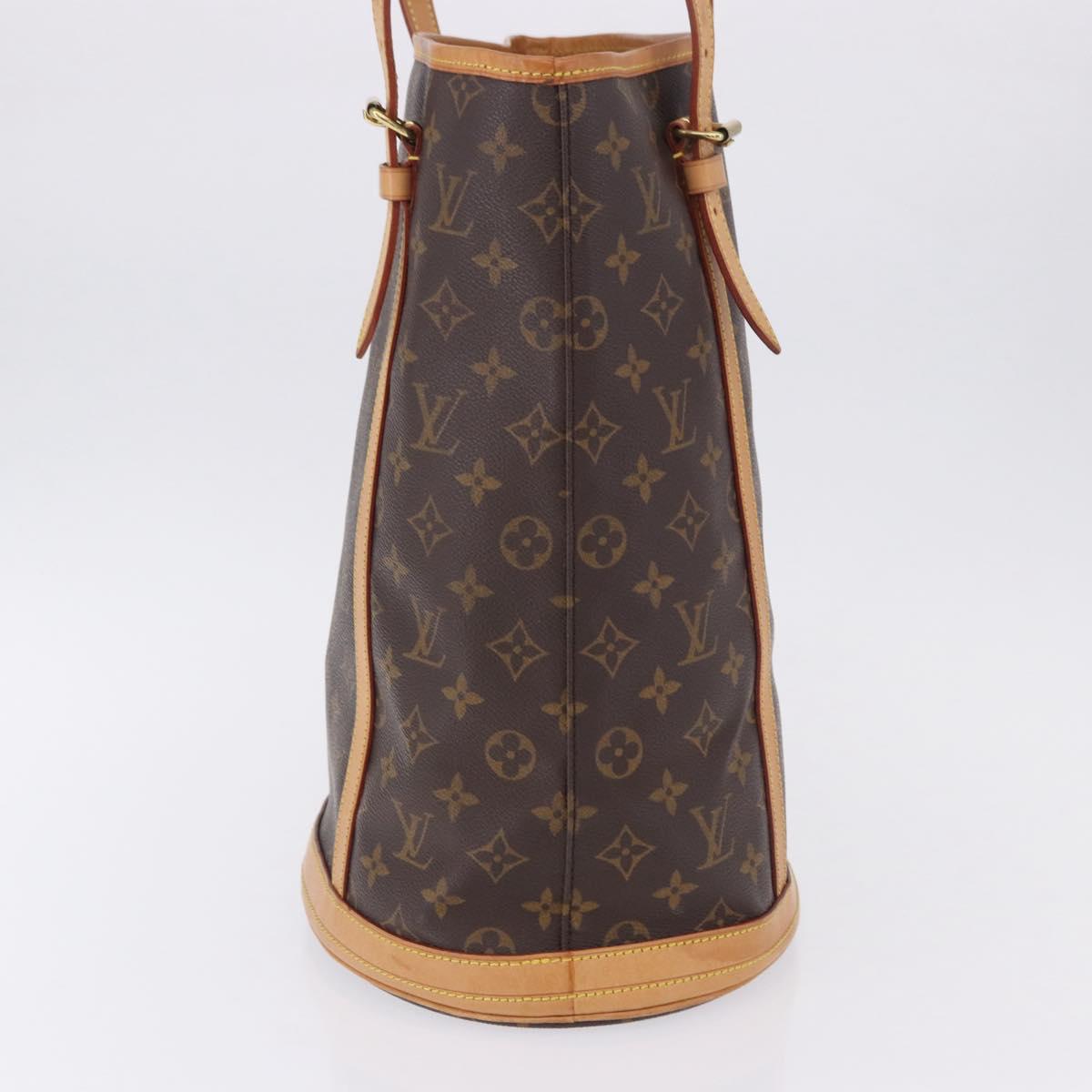 LOUIS VUITTON Monogram Bucket GM Shoulder Bag M42236 LV Auth ka5854