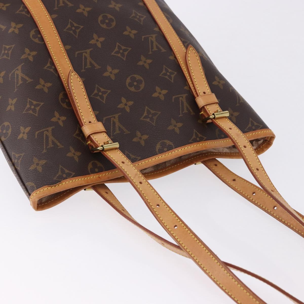LOUIS VUITTON Monogram Bucket GM Shoulder Bag M42236 LV Auth ka5854